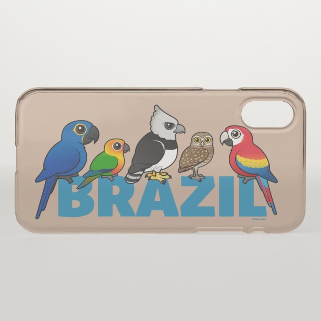Birdorable Brazil Uncommon iPhone Case (Back (Horizontal))