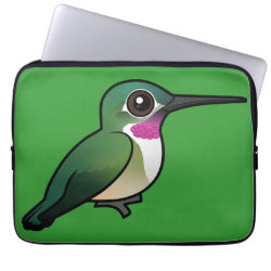Broad-tailed Hummingbird Neoprene Laptop Sleeve 13 inch