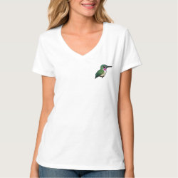 Broad-tailed Hummingbird Women's Hanes Nano V-Neck T-Shirt
