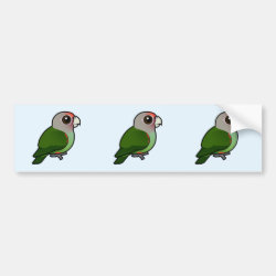 Brown-necked Parrot Bumper Sticker