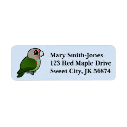 Brown-necked Parrot Return Label