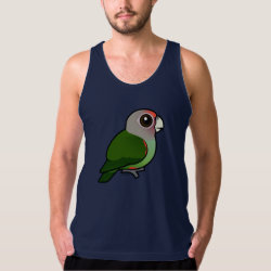 Brown-necked Parrot Men's American Apparel Fine Jersey Tank Top