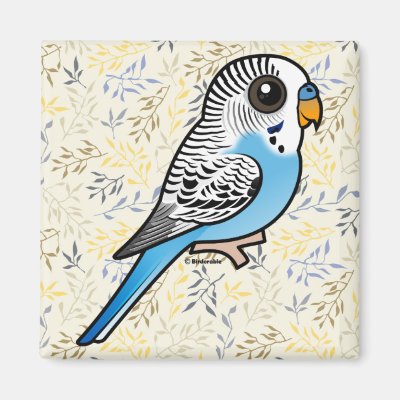 Birdorable Budgie Blue Magnet