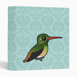 Buff-bellied Hummingbird Avery Signature Binder 8.5x11