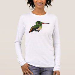 Buff-bellied Hummingbird Women's Basic Long Sleeve T-Shirt