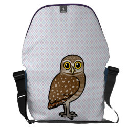Birdorable Burrowing Owl Rickshaw Large Zero Messenger Bag