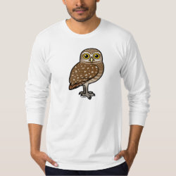 Birdorable Burrowing Owl Men's American Apparel Fine Jersey Long Sleeve T-Shirt