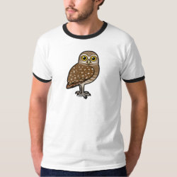 Birdorable Burrowing Owl Men's Basic Ringer T-Shirt