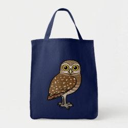 Birdorable Burrowing Owl Grocery Tote