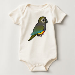 Birdorable Burrowing Parakeet Infant Organic Creeper