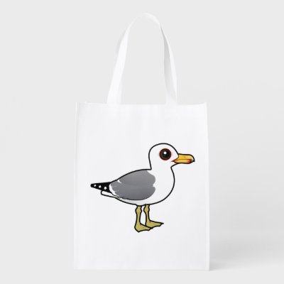 Birdorable California Gull Grocery Bag