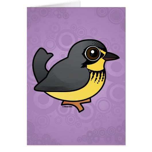Birdorable Canada Warbler Cards (Front)
