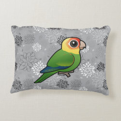Birdorable Carolina Parakeet Brushed Polyester Accent Pillow