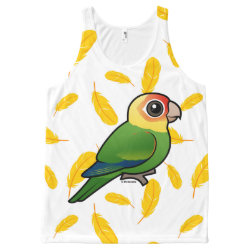 Birdorable Carolina Parakeet All-Over Printed Unisex Tank