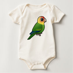 Birdorable Carolina Parakeet Infant Organic Creeper