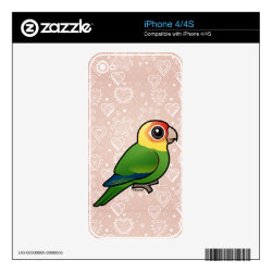 Birdorable Carolina Parakeet iPhone 4/4S Skin