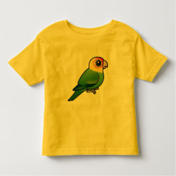 Birdorable Carolina Parakeet Toddler Fine Jersey T-Shirt