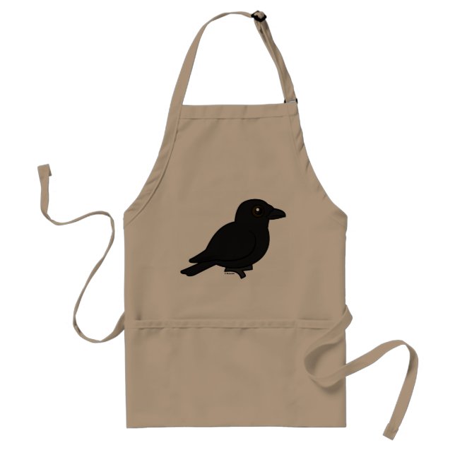 Birdorable Carrion Crow Adult Apron (Front)