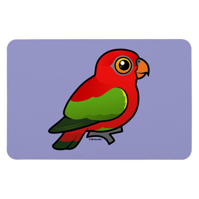 Birdorable Chattering Lory Vinyl Magnet