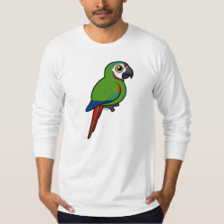 Chestnut-fronted Macaw Men's American Apparel Fine Jersey Long Sleeve T-Shirt