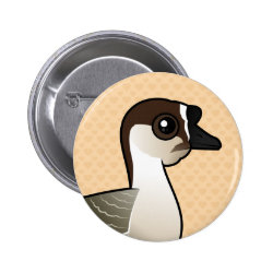 Chinese Goose Round Button