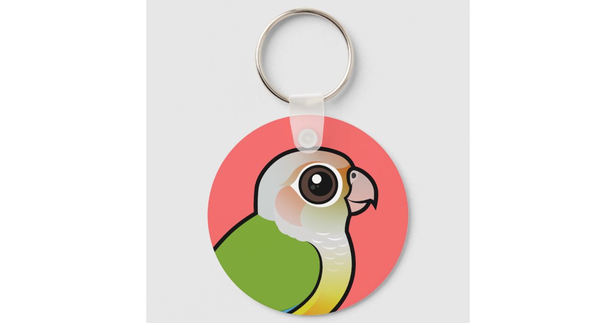 Birdorable Cinnamon Greencheeked Conure Keychain Zazzle