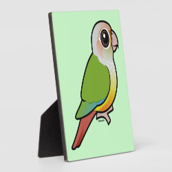 Cinnamon Green-cheeked Conure Photo Plaque 5.25