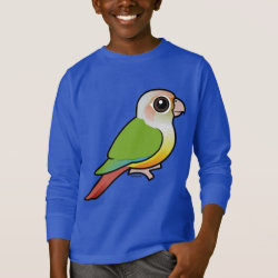 Cinnamon Green-cheeked Conure Kids' Basic Long Sleeve T-Shirt