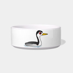 Clark's Grebe Cat Food Bowl