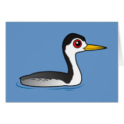 Clark's Grebe Greeting Card