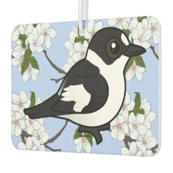 Collared Flycatcher Landscape Rectangle Air Freshener