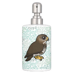 Common Buzzard Toothbrush Holder and Soap Dispenser Set