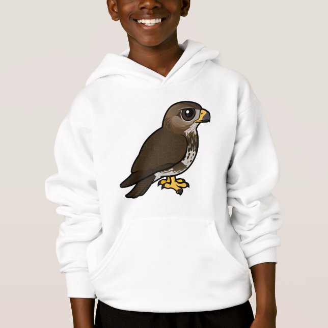 Birdorable Common Buzzard Hoodie (Front)