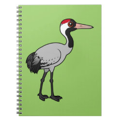 Common Crane Photo Notebook (6.5