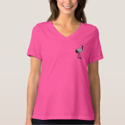 Common Crane Women's Bella Relaxed Fit Jersey V-Neck T-Shirt