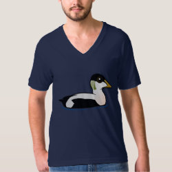 Common Eider Men's American Apparel Fine Jersey V-neck T-Shirt