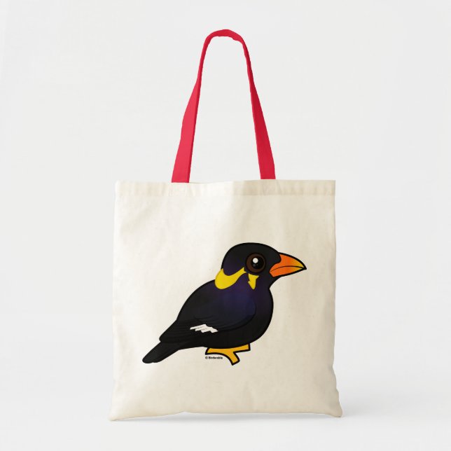 Birdorable Common Hill Myna Tote Bag (Front)