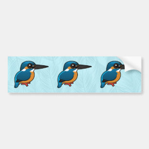 Birdorable Common Kingfisher Bumper Sticker