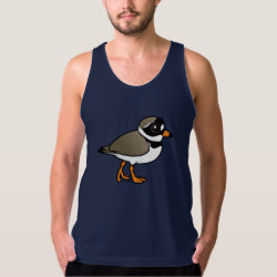 Common Ringed Plover Men's American Apparel Fine Jersey Tank Top
