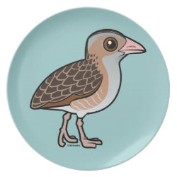 Birdorable Corn Crake Plate