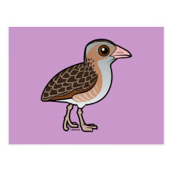 Birdorable Corn Crake Postcard