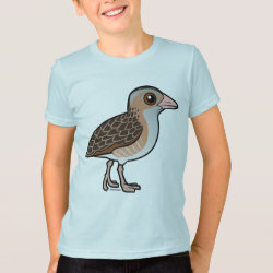 Birdorable Corn Crake Kids' American Apparel Fine Jersey T-Shirt