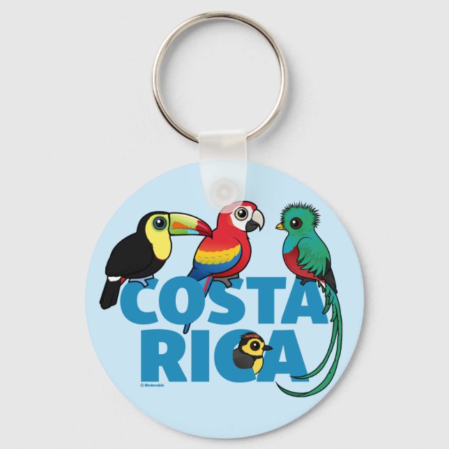 Birdorable Costa Rica Keychain (Front)
