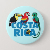 Birdorable Costa Rica Round Button