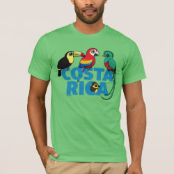 Birdorable Costa Rica Men's Basic American Apparel T-Shirt