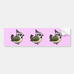 Crested Tit Bumper Sticker