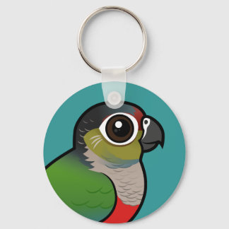 Birdorable Crimson-bellied Parakeet Keychain