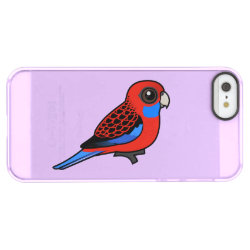 Crimson Rosella Uncommon iPhone 5/5s Clearly™ Deflector Case