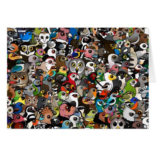 Birdorable Crowd Cards (Front Horizontal)