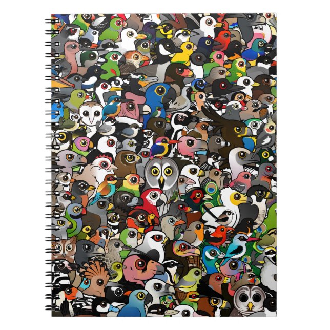 Birdorable Crowd Notebook (Front)
